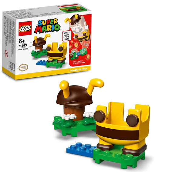 LEGO 71393 Super Mario Bee Mario Power-Up Pack Toy Costume for Interactive Figures, Collectible Gift Idea for Kids age 6 Plus Years Old