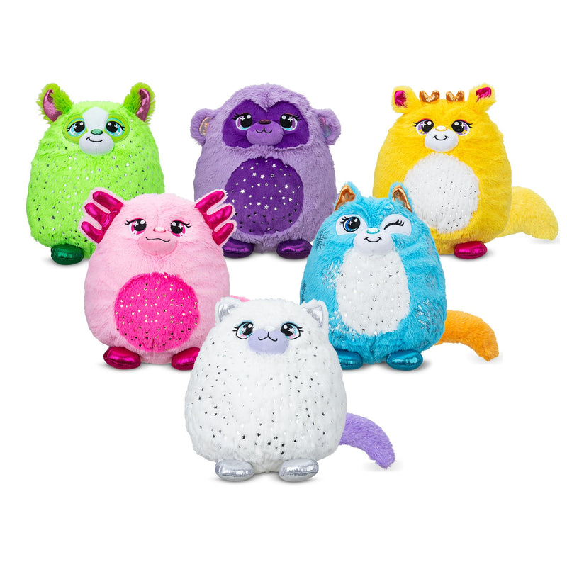 Basic Fun Misfittens Cats - Surprise Collectible Plush - Gemstones Misfittens, Kittens, Stuffed Cat Plush, Furry Surprise Toy for Girls, Boys, Kids and Toddlers Ages 3+