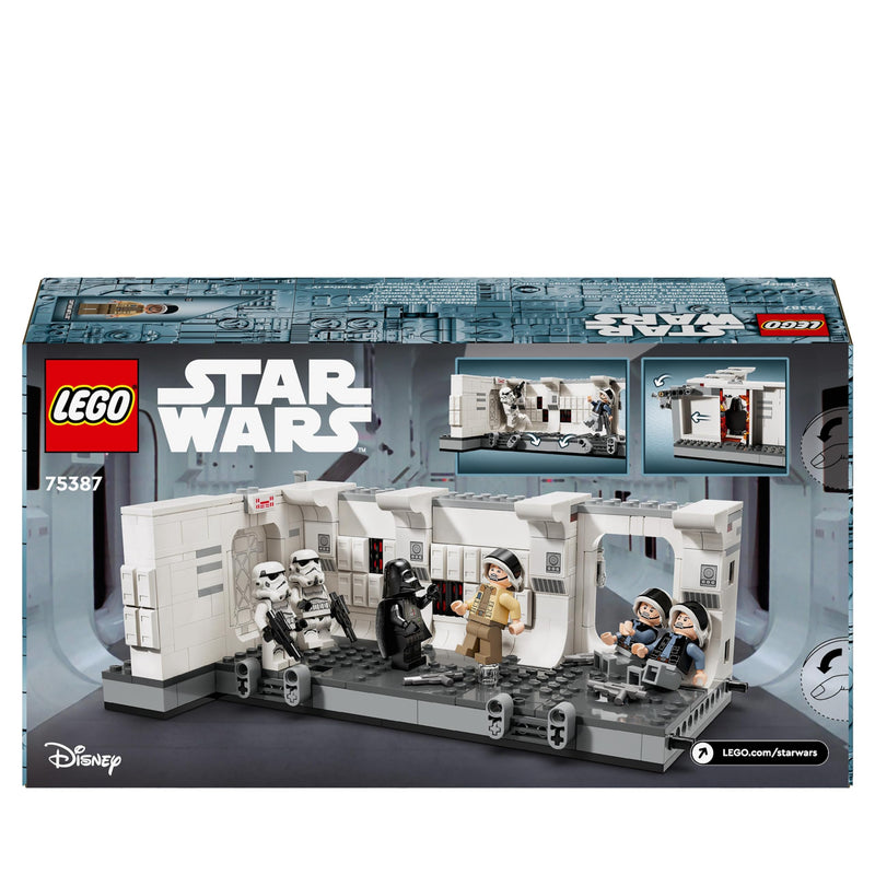 LEGO Star Wars Boarding the Tantive IV Set, A New Hope Buildable Toy for 8 Plus Year Old Boys, Girls & Kids, with 7 Minifigures Incl. Darth Vader & 25th Anniversary ARC Trooper Fives, Gift Idea 75387