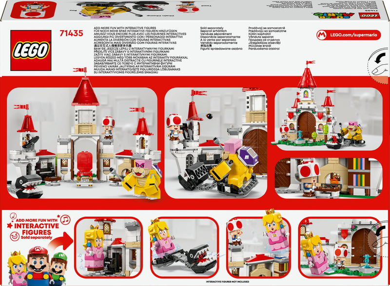 LEGO Super Mario Battle with Roy at Peach’s Castle Set, Nintendo Character Building Toy for 7 Plus Year Old Boys & Girls, with 3 Figures, Adventure Playset, Gifts for Kids and Gamers 71435