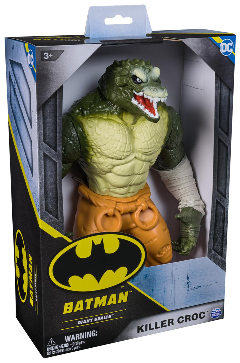 DC Comics, Batman Giant Series Killer Croc Action Figure, 30-centimetre Superhero Collectible Kids’ Toys for Boys and Girls Aged 3+