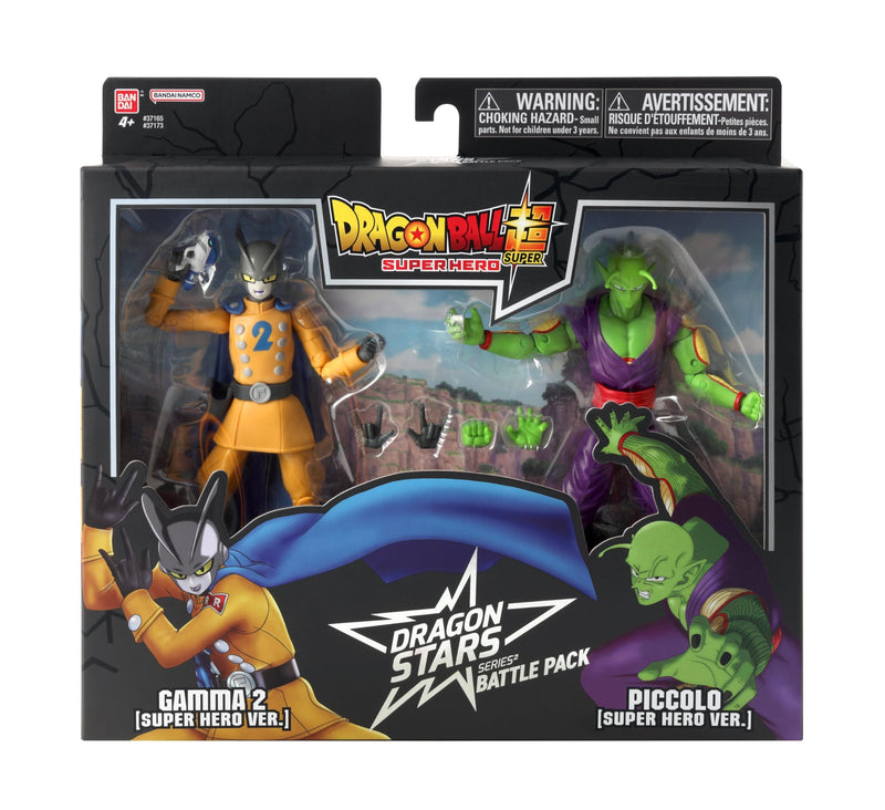 BANDAI Dragon Stars Figures Piccolo Vs Gamma 2 Battle Pack | Piccolo Vs Gamma 2 Action Figures | 17cm Articulated Dragon Ball Figures Dragon Stars Anime Figures | Anime Gifts And Anime Merch