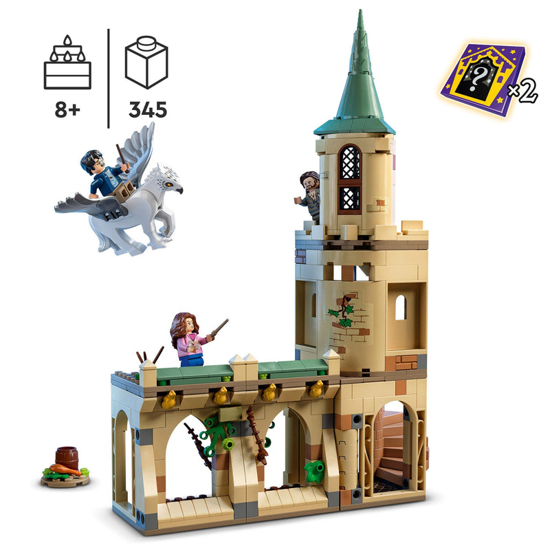 LEGO Harry Potter Hogwarts Courtyard: Sirius’s Rescue 76401 Building Kit; Recreate Scenes from Harry Potter and the Prisoner of Azkaban; Castle Playset Birthday Gift for Kids Aged 8+ (345 Pieces)