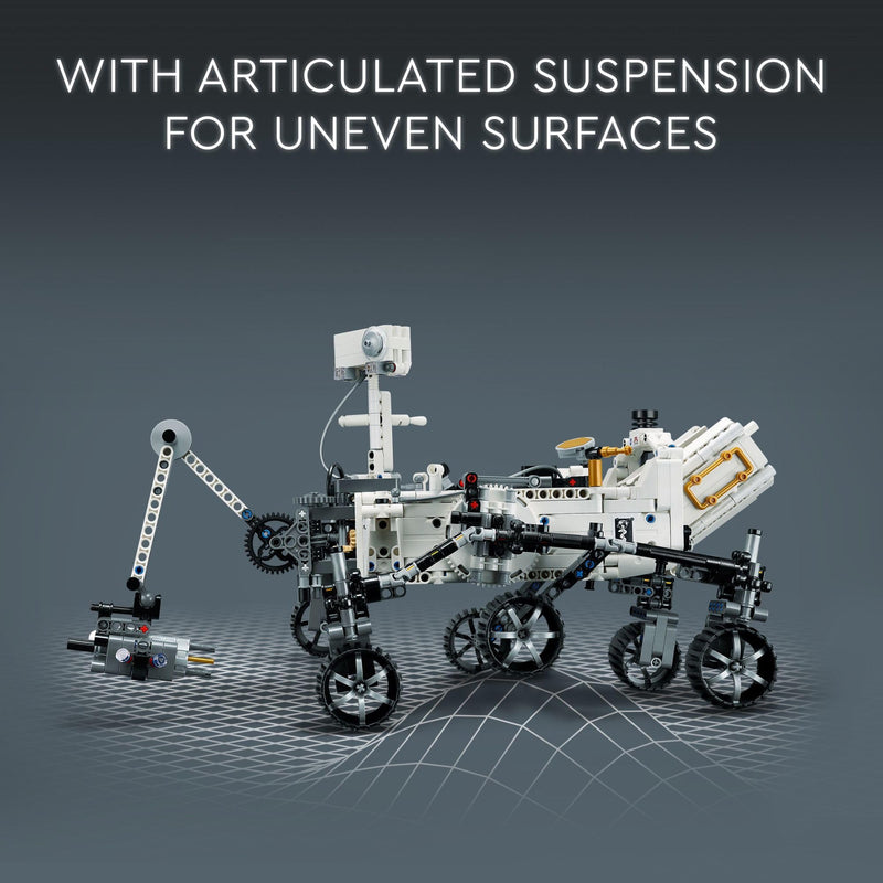 LEGO Technic NASA Mars Rover Perseverance Advanced Building Kit for Kids Ages 10 and Up, NASA Toy with Replica Ingenuity Helicopter, Gift for Kids Who Love Engineering and Science Projects, 42158