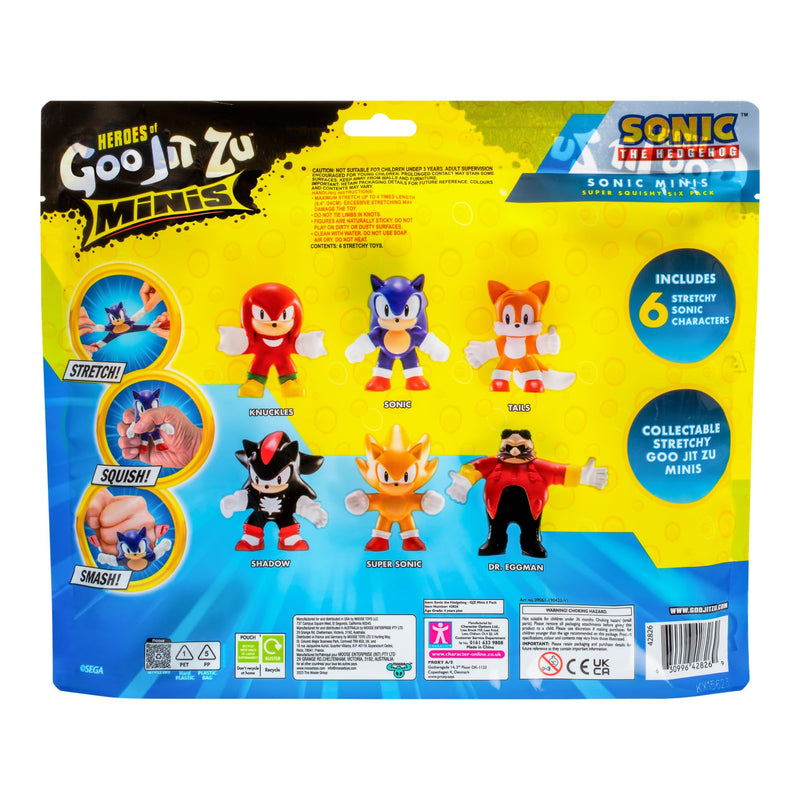 Character Options Heroes of Goo Jit Zu Mini Sonic 6 Pack