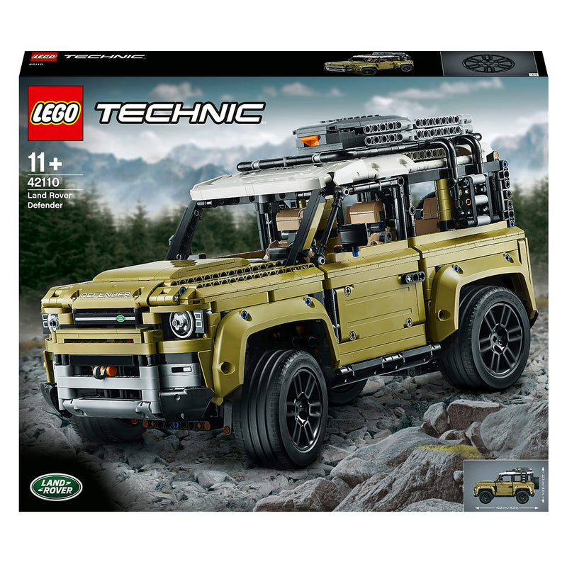 LEGO Technic 42110 Land Rover Defender, Maquette de Voiture a Construire, Idée Cadeau Jouet pour Enfant de 11 ans et +