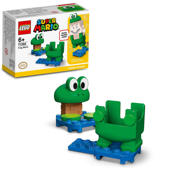 LEGO 71392 Super Mario Frog Mario Power-Up Pack, Toy Costume for Interactive Figures, Collectible Gifts for Boys and Girls age 6 Plus Years Old