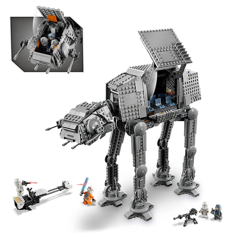 LEGO Star Wars AT-AT 75288 Building Kit, Fun Building Toy Playset for Kids to Role-Play Exciting Missions in the Star Wars Universe and Recreate Classic Star Wars Trilogy Scenes (1,267 Pieces)