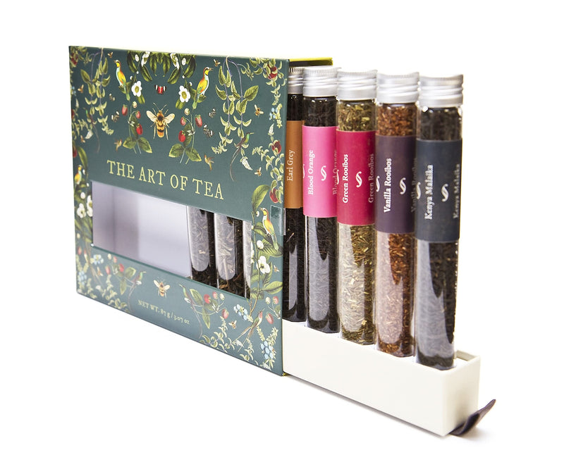 eat.art Art of Tea Selection Box – Tea Gift Set - 8 Speciality Trending Tea Blends – Premium Afternoon Tea Treat for Women And Men – Luxury Gift For Those Feel Good Moments - Gift Guide