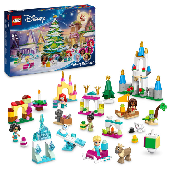 LEGO ǀ Disney Princess Advent Calendar 2024, Christmas Countdown Building Toy Set for 5 Plus Year Old Girls & Boys, with 24 Surprises Including 5 Micro-Doll character Figures, Gift Idea for kids 43253 - Gift Guide