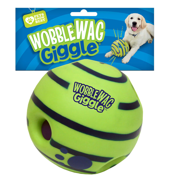 Allstar Innovations Wobble Wag Giggle Ball, Dog Toy, As Seen on TV - Gift Guide