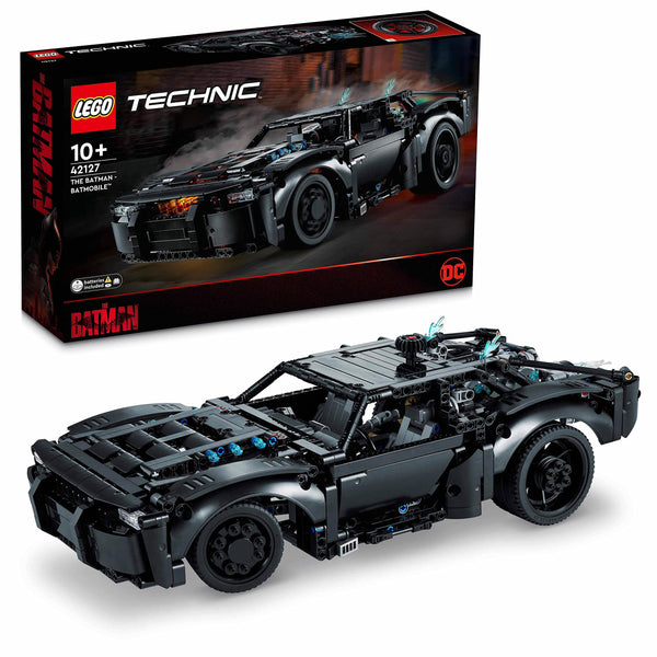 LEGO 42127 Technic THE BATMAN – BATMOBILE Model Car Building Toy, Movie Set, Superhero Gifts for Kids, Boys, Girls and Teen Fans with Light Bricks