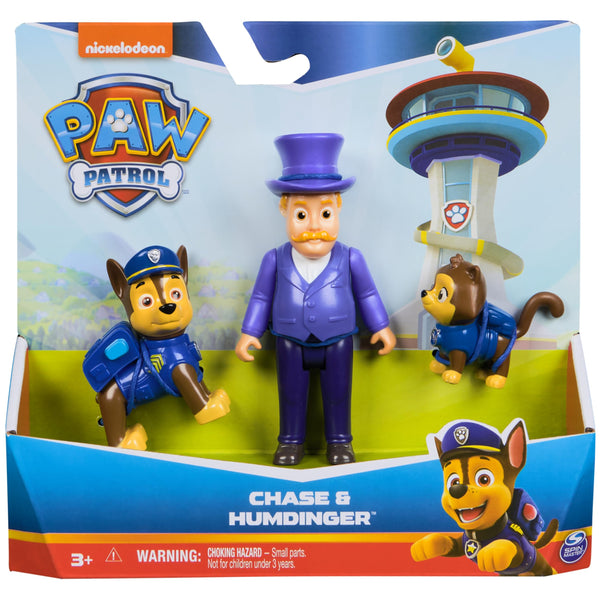 Paw Patrol Chase and Humdinger Figures Set, Kids’ Toys for Boys and Girls Aged 3 and Up