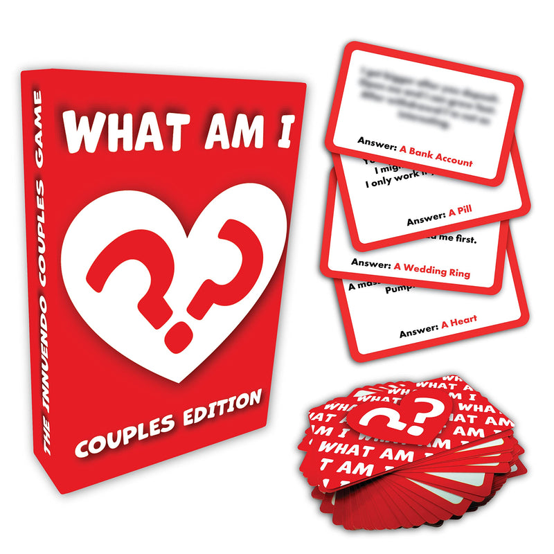 WHAT AM I - Couples Game for Him, Her, Valentines Day Gift, Anniversary, Boyfriend, Girlfriend, Husband, Wife Love Present - Gift Guide