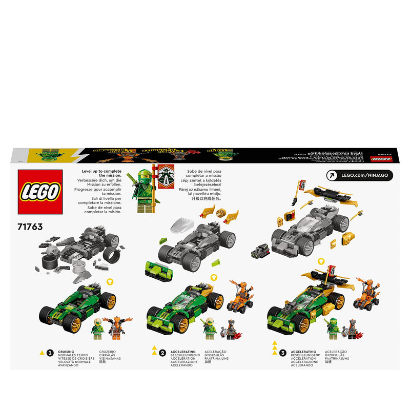 LEGO NINJAGO Lloyd’s Race Car EVO 71763 Building Kit Featuring a Ninja Car Toy, NINJAGO Lloyd and Snake Figures; Creative Toys for Kids Aged 6+ (279 Pieces)