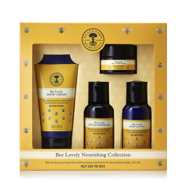 Neal's Yard Remedies | Bee Lovely Nourishing Collection | Set of Hand Cream, Shower Gel, Body Lotion & All Over Balm | Gifts for Women | Pack of 4 - Gift Guide