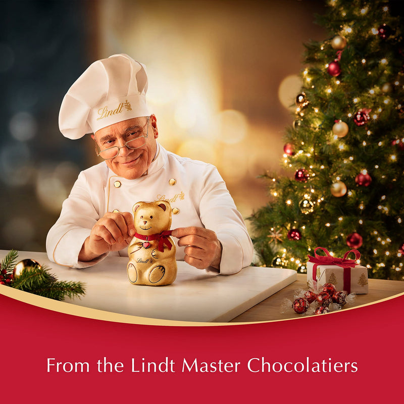 Lindt Milk Chocolate Teddy Gold Christmas Tree Decorations | Contains 6 Teddies, 60g | Stocking Filler for Him and Her | Gift Present for Adults and Kids - Gift Guide