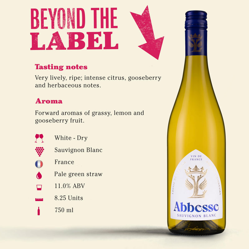Laithwaites Best of French Selection - Case of 6 & 12 Available - Mixed Bottles, Red and White Wine Variety (75cl) - Abbesse Sauvignon Blanc, Chateau Le Coin Bordeaux, Cabalie & More (Case of 6)