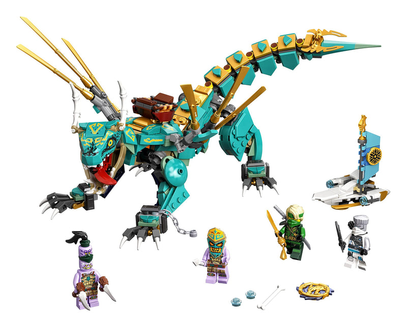 LEGO 71746 NINJAGO Jungle Dragon Building Set, with Ninja Lloyd and Zane Minifigures, Toys for 8 + Years Old Boys and Girls