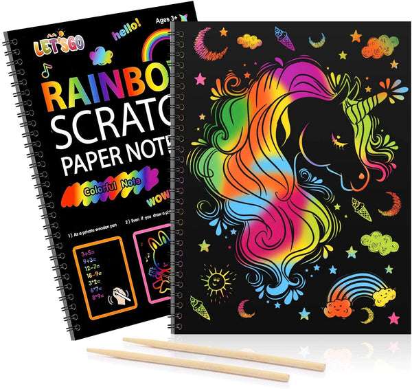 3-10 Year Old Girls Gifts, Scratch Art Unicorn Gifts for Girls Toys for 3-12 Year Old Girls Toys Age 3-12 Easter Gifts for Kids Gifts for 3-9 Year Old Girls Birthday Presents Craft Kits for Kids Toys - Gift Guide