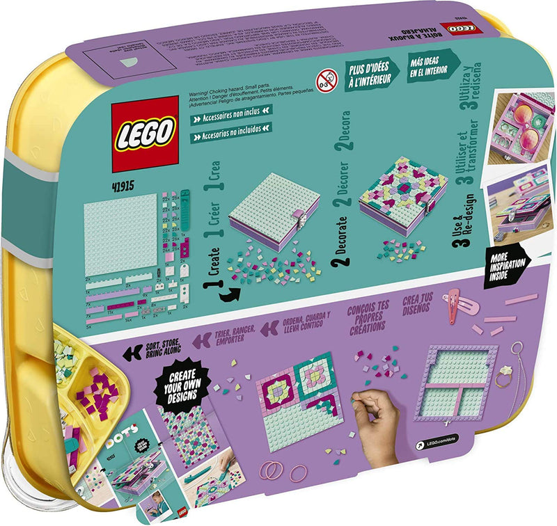 LEGO DOTS Jewelry Box 41915 Craft Decorations Art Kit, for Kids Who are Into Cool Arts and Crafts, A Great Entrance into Unique Arts and Crafts Toys for Kids, New 2020 (374 Pieces)