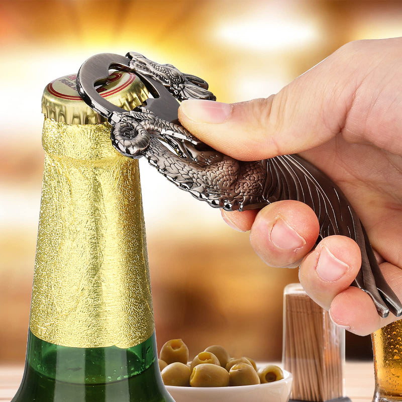LKKCHER Dragon Gifts for Men Women, Dragon Bottle Opener, Funny Beer Gifts for Men Him Dad, Valentine's Day Birthday Christmas Gifts Fathers Gifts for Dad Men Boyfriend, Vintage Gadgets