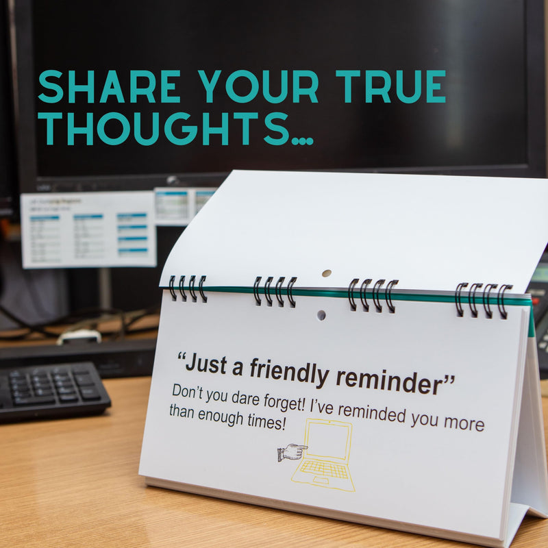 Boxer Gifts As Per My Last Email Flipbook – Office Secret Santa Gifts For Colleagues – Boss Gift - Novelty Desk Signs - Fun Desk Accessories