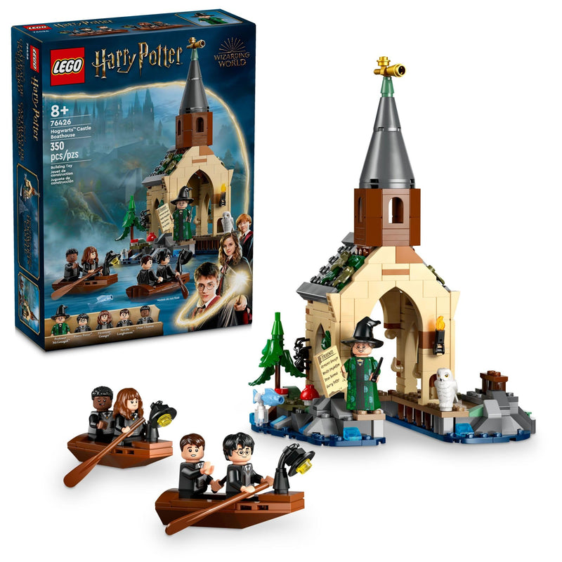 LEGO Harry Potter Hogwarts Boat House Building Toy - Harry Potter Toys for Kids, Girls & Boys, Age 8+ - Gifts for Christmas - W/ 5 Minifigures - 76426