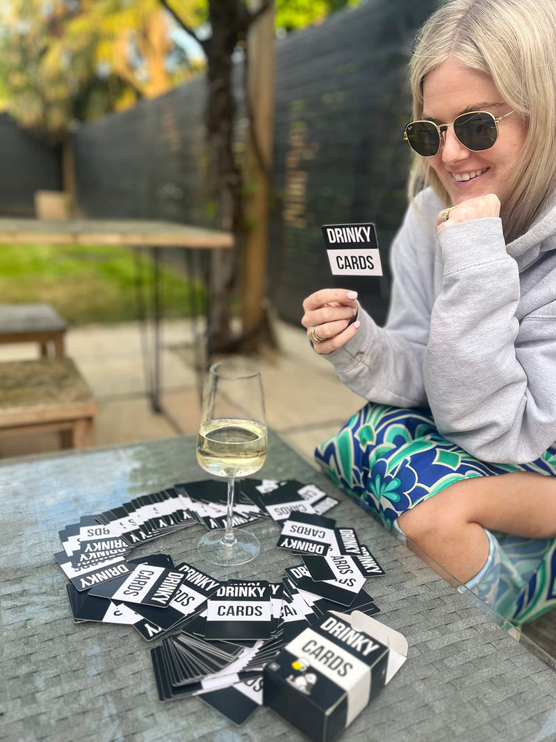 Drinky Cards - Drinking Games For Adults Party | Card Games For Adults | Fun Drinking Card Games | Hen Games & Stag Games | 100 Unique Challenges