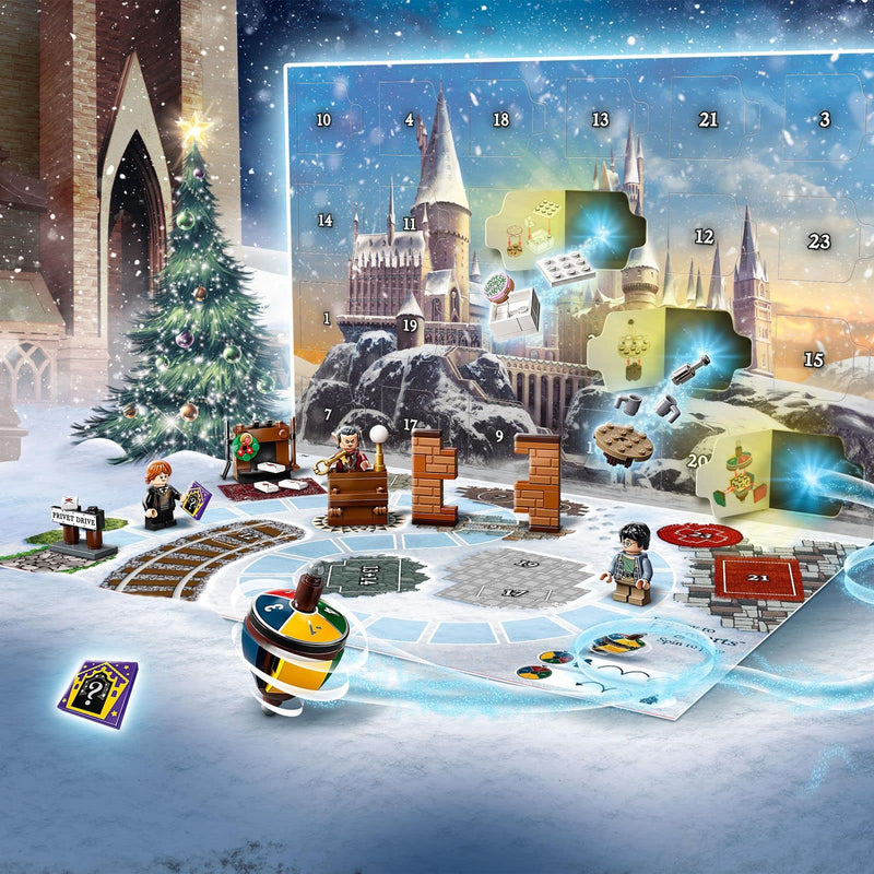 LEGO 76390 Harry Potter Advent Calendar 2021 Christmas Toys and Board Game Gift for Kids Aged 7 with 6 Minifigures