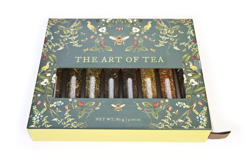 eat.art Art of Tea Selection Box – Tea Gift Set - 8 Speciality Trending Tea Blends – Premium Afternoon Tea Treat for Women And Men – Luxury Gift For Those Feel Good Moments - Gift Guide