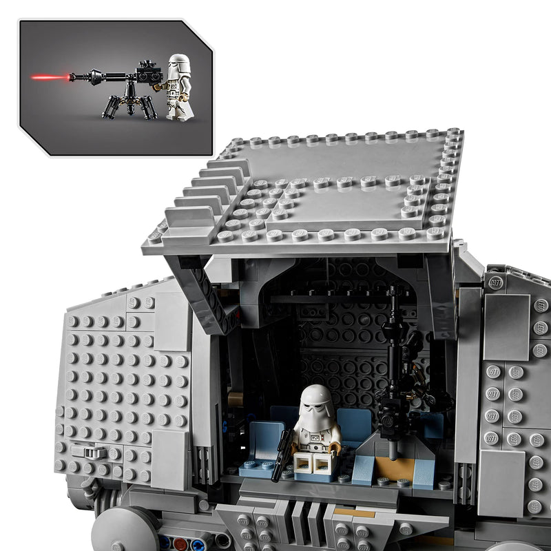 LEGO Star Wars AT-AT 75288 Building Kit, Fun Building Toy Playset for Kids to Role-Play Exciting Missions in the Star Wars Universe and Recreate Classic Star Wars Trilogy Scenes (1,267 Pieces)