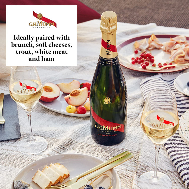 G.H. Mumm Cordon Rouge Non Vintage Champagne with Gift Box, 75 cl