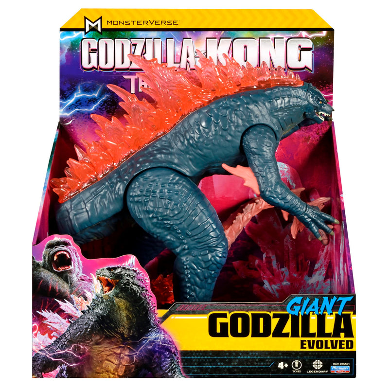 Godzilla x Kong: The New Empire, 11-Inch Giant Godzilla Action Figure Toy, Iconic Collectable Movie Character, Limited Edition Packaging Inspired by Hollow Earth Landscape, Suitable for Ages 4 Years+