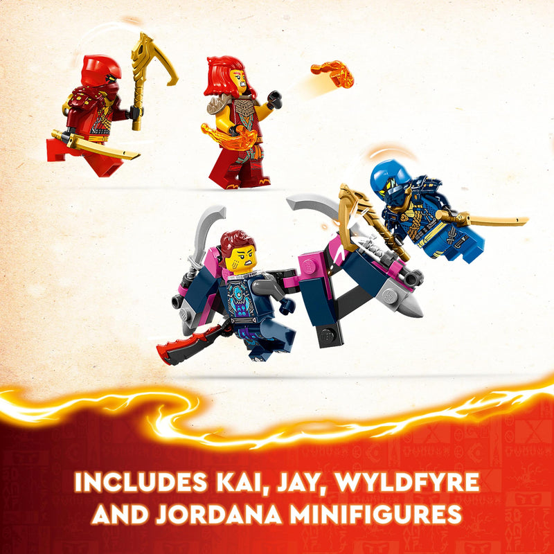 LEGO NINJAGO Kai’s Ninja Climber Mech Toy Set, Buildable Action Figure for 9 Plus Year Old Boys, Girls & Kids with 4 Character Minifigures Incl Kai for Independent Play, Birthday Gift Idea 71812