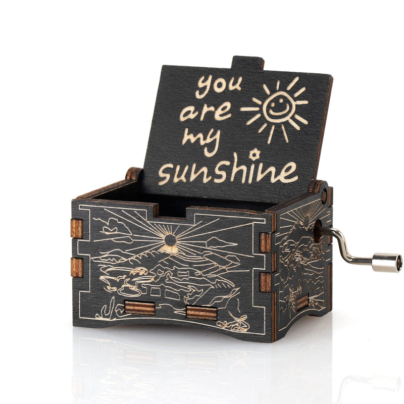 ZUGATI You Are My Sunshine Music Box Love Gift For Him/Her, Love Quotes Gifts For Her, Mum Gifts For Daughter, Valentines Day Gift To Wife, Husband, Father or Grandparent Present Valentines Gifts