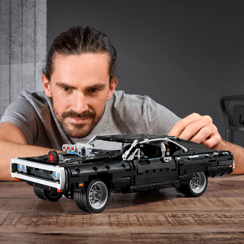 LEGO Technic 42111 La Dodge Charger de Dom, Maquette Voiture de Course a Construire Fast and Furious, Idée Cadeau