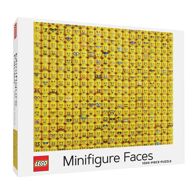 Lego Minifigure Faces Puzzle: 1000-piece