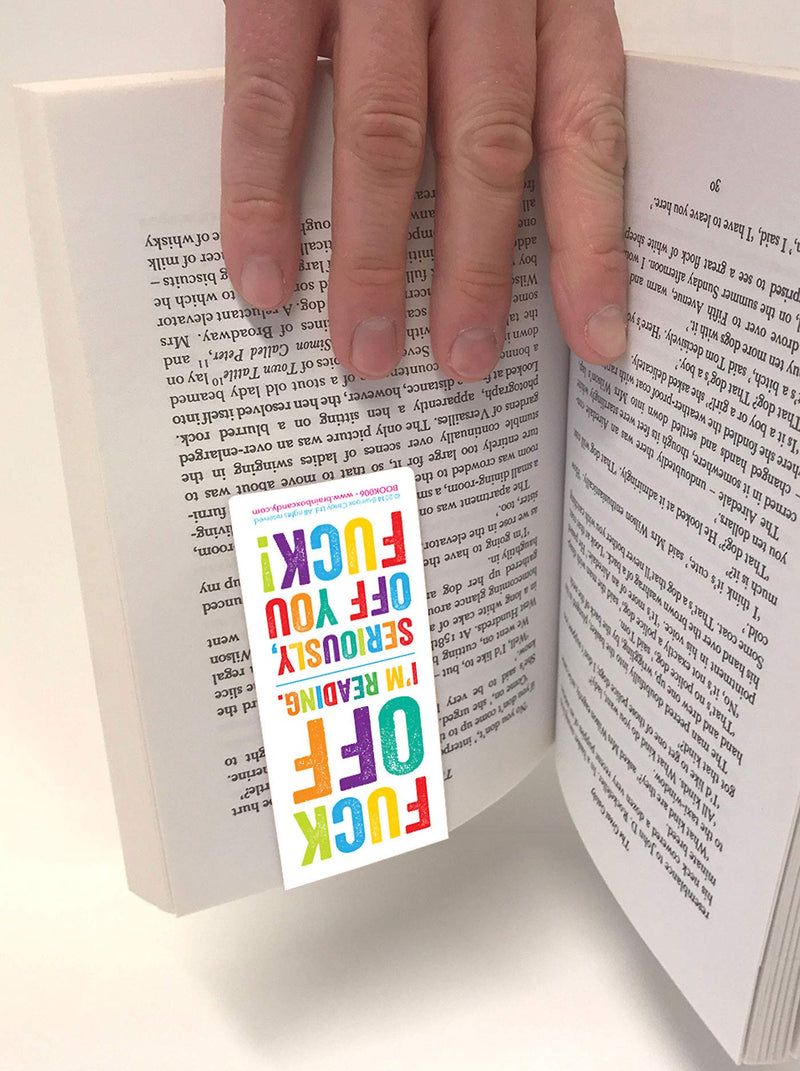 Brainbox Candy - Funny Rude 'F… Im Reading' Magnetic Bookmark - Perfect Birthday Gift for Him Her - Friends Book Lovers - Bookworms - Stocking Fillers