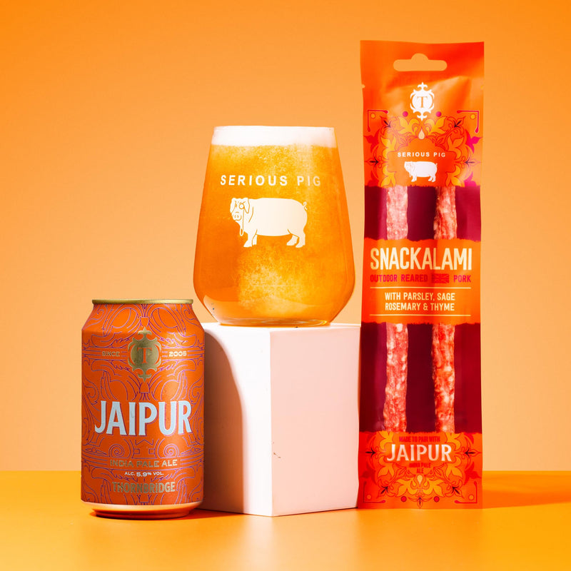 Serious Pig | IPA Beer & Salami Gift Box | Jaipur Pairing Pack (8 Pack) - Gift Guide