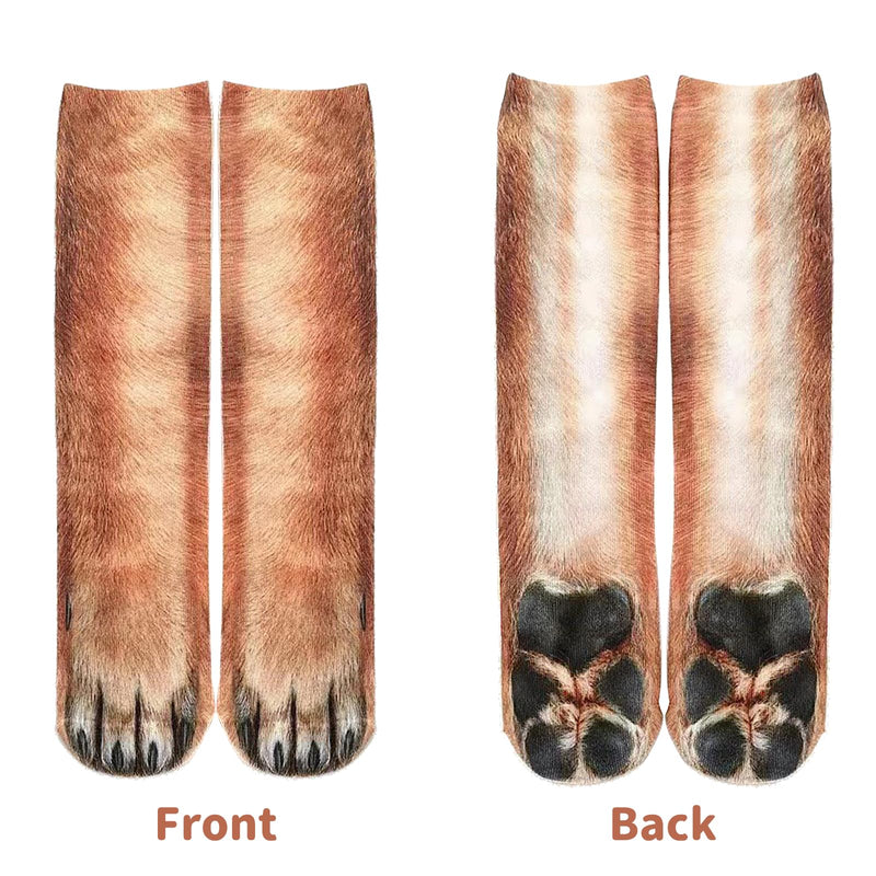 Funny Gifts for Women Men Funny Dog Paw Socks Dog Lovers Gifts Novelty Socks Chihuahua Gifts Cocker Spaniel Gifts for Women
