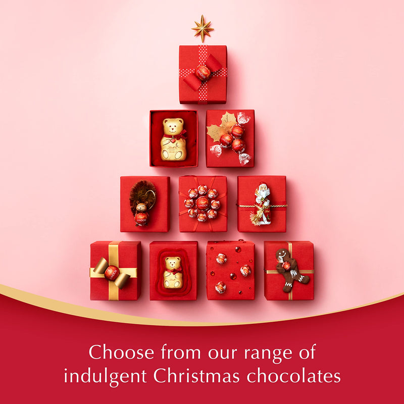 Lindt Milk Chocolate Teddy Gold Christmas Tree Decorations | Contains 6 Teddies, 60g | Stocking Filler for Him and Her | Gift Present for Adults and Kids - Gift Guide