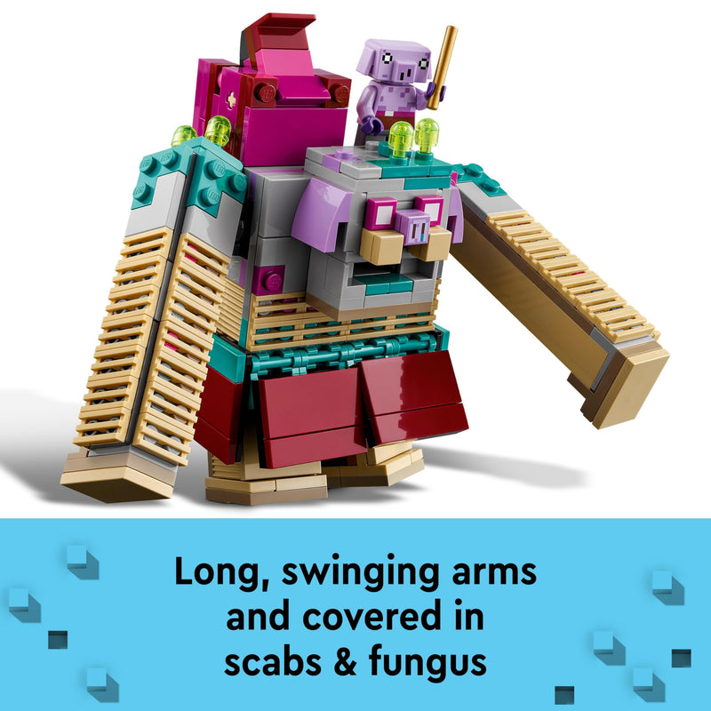 LEGO Minecraft Legends The Devourer Showdown Set featuring Popular Characters, Building Toys for Kids, Boys & Girls aged 8 Plus with Figures and Diamond Sword, Gift for Gamers 21257