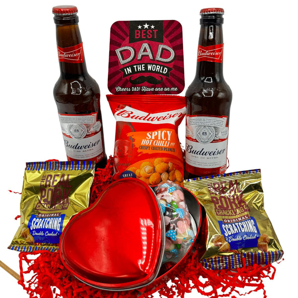 Beer Gifts for Men - Craft Beer Gift Set with Peanut Pub Snacks, Liquorice, Pick & Mix and Coaster - Birthday Gift for Dad, Christmas Hampers, Pale Ale Beer Hampers for Men, Pub Gift Box