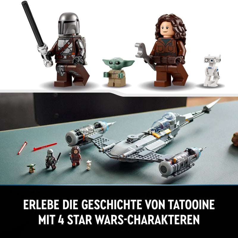 LEGO Star Wars The Mandalorian's N-1 Starfighter Building Toy, The Book of Boba Fett, Gift idea for Kids, Boys & Girls Age 9 Plus with Baby Yoda and Droid Figures 75325