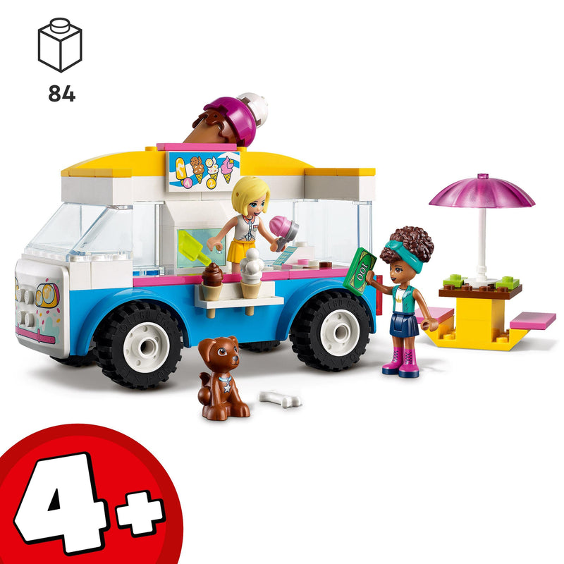 LEGO Friends Ice-Cream Truck 41715 Building Kit; Creative Toy That Grows Imaginations; Gift for Ice-Cream Lovers and Kids Aged 4 and over (84 Pieces)