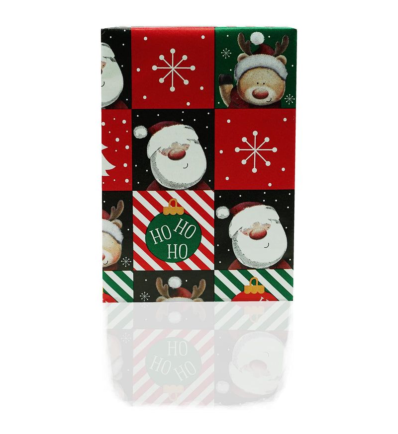 4 x 7M Cute Christmas Character Gift Wrapping Paper roll With 32 Matching Tag -Perfect for Christmas, Birthday, Festival, Party or Wedding Gift and Festive Decoration - Gift Guide