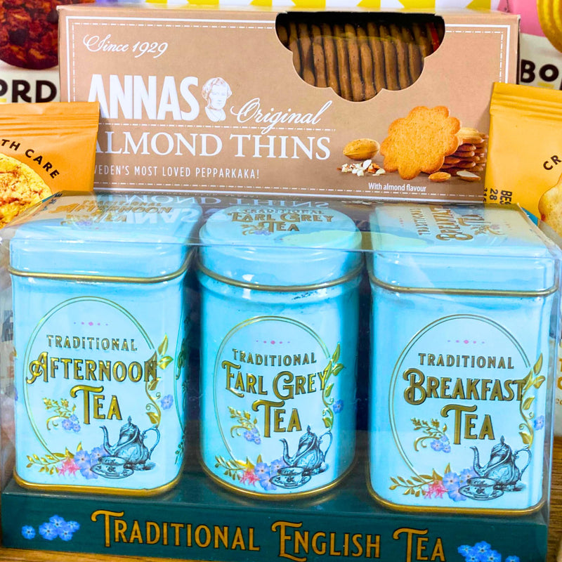 Tea Gift Set Hamper For Mum | Luxury Mummy Gifts For Women Including Afternoon, Breakfast & Earl Grey Tea With Border Biscuits & Almond Thins | Ideal Mum Gift - Gift Guide