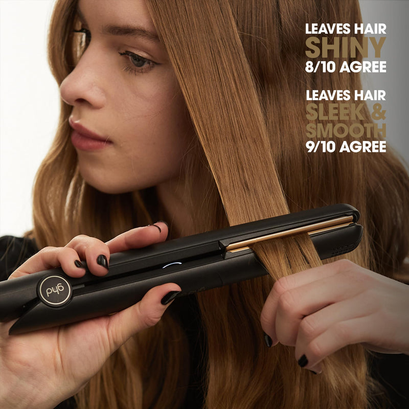 ghd Original Hair Straightener & Styler (Upgraded) - For Sleek, Smooth & Soft Hair with Enhanced Shine, No Extreme Heat Damage - For All Hair Types - (UK Plug) - Gift Guide