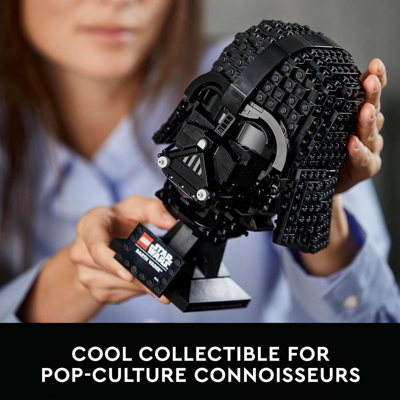 LEGO Star Wars Darth Vader Helmet Set, Mask Display Model Kit for Adults to Build, Gift Idea for Men, Women, Him or Her, Collectible Home Decor Model 75304